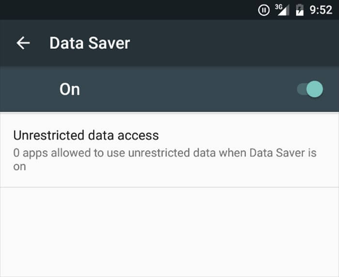 Android Nのデータセーバー機能によりデータ通信量のコントロールができるようになる
