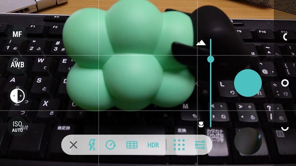 Nextbit Robinのカメラのマニュアルモード
